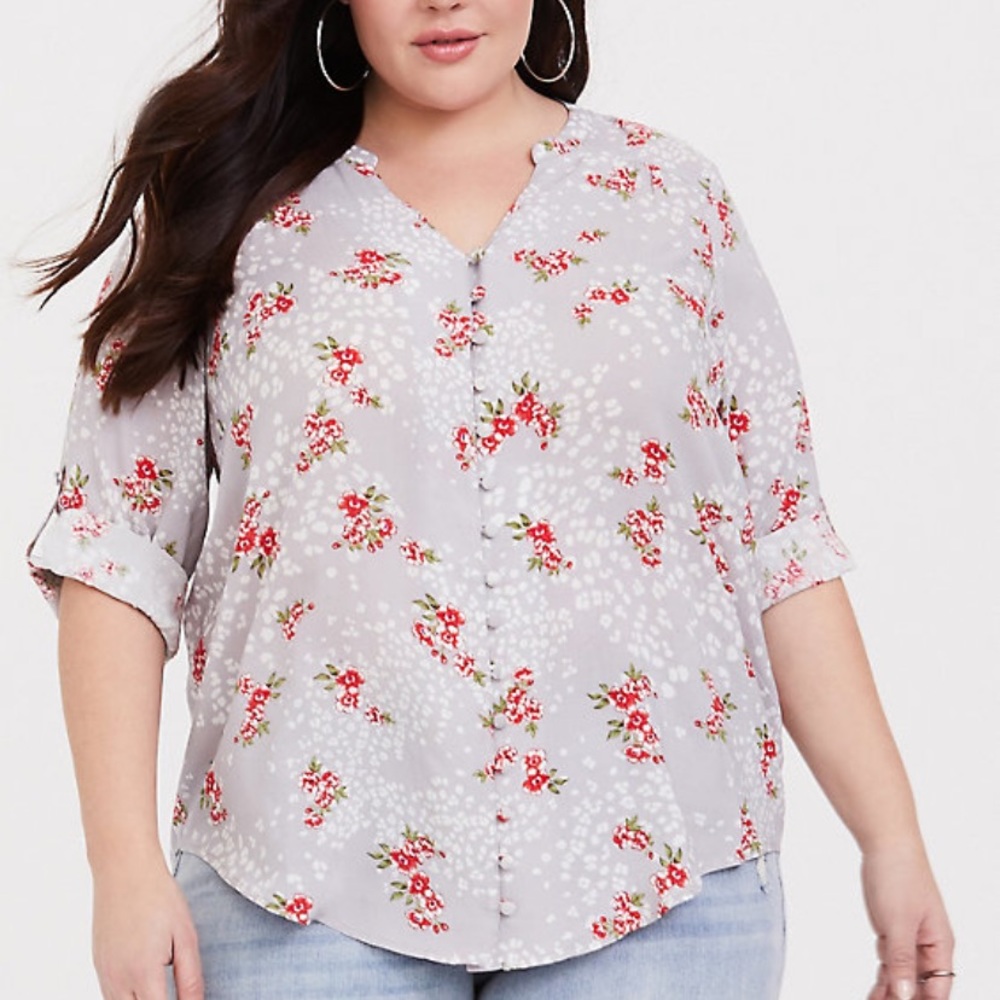 Torrid Harper Shirt Size 0